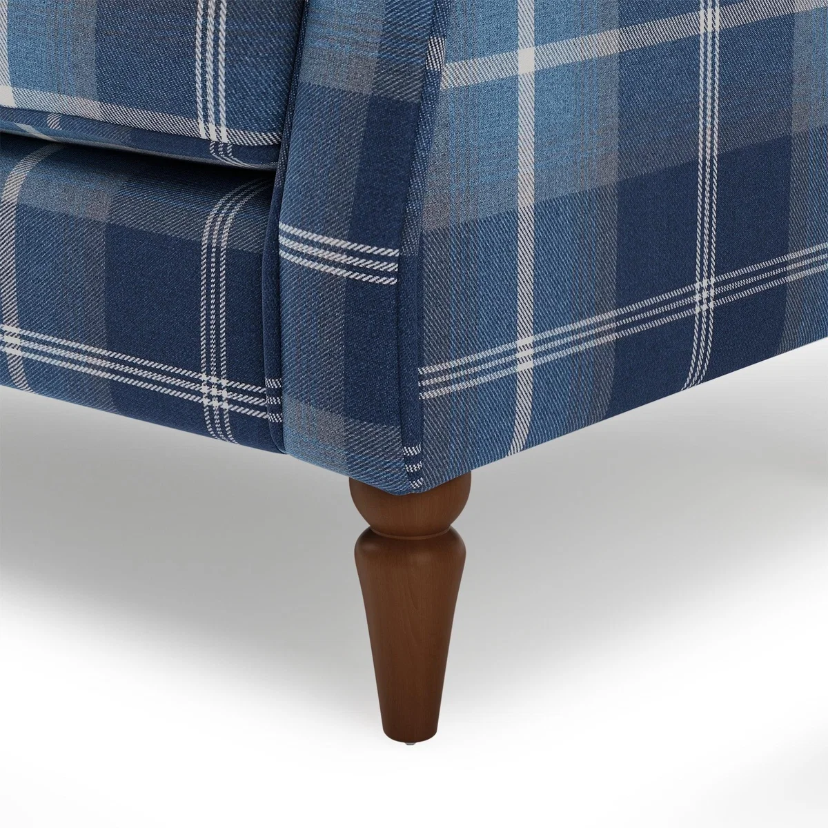 Oswald Small 2 Seater Sofa Navy Oswald Wingback – image 7