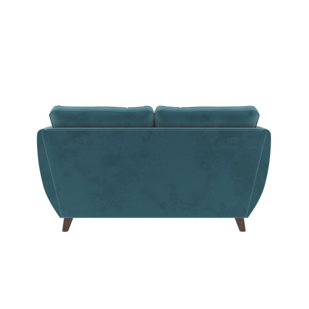 Dalston Velvet 2 Seater Sofa Teal (Blue) – image 4