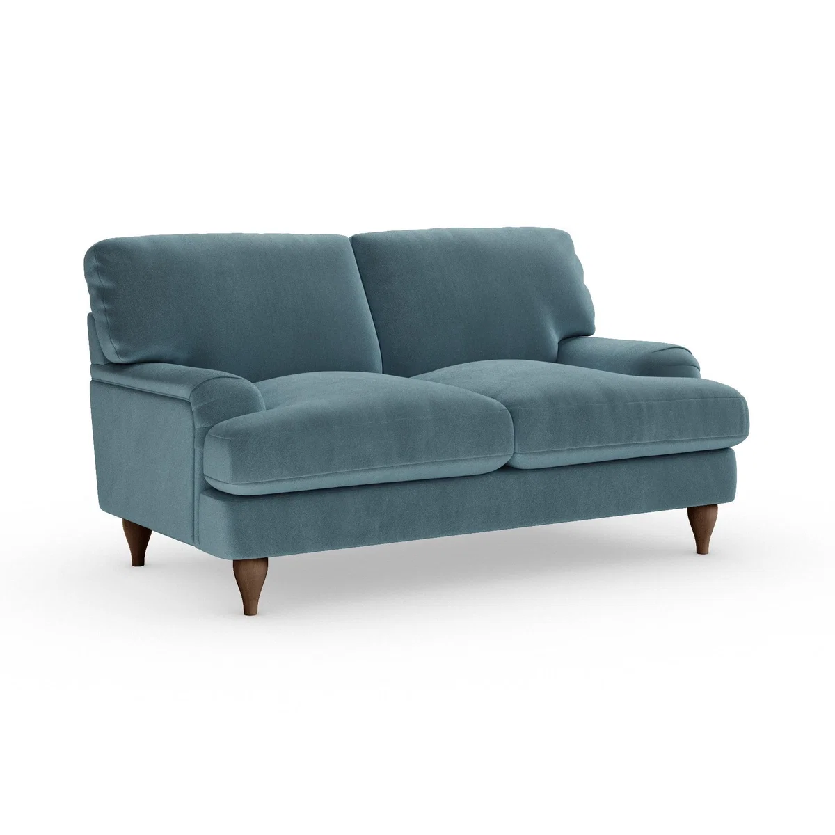 Darwin 2 Seater Sofa Cosy Velvet Pacific – image 2