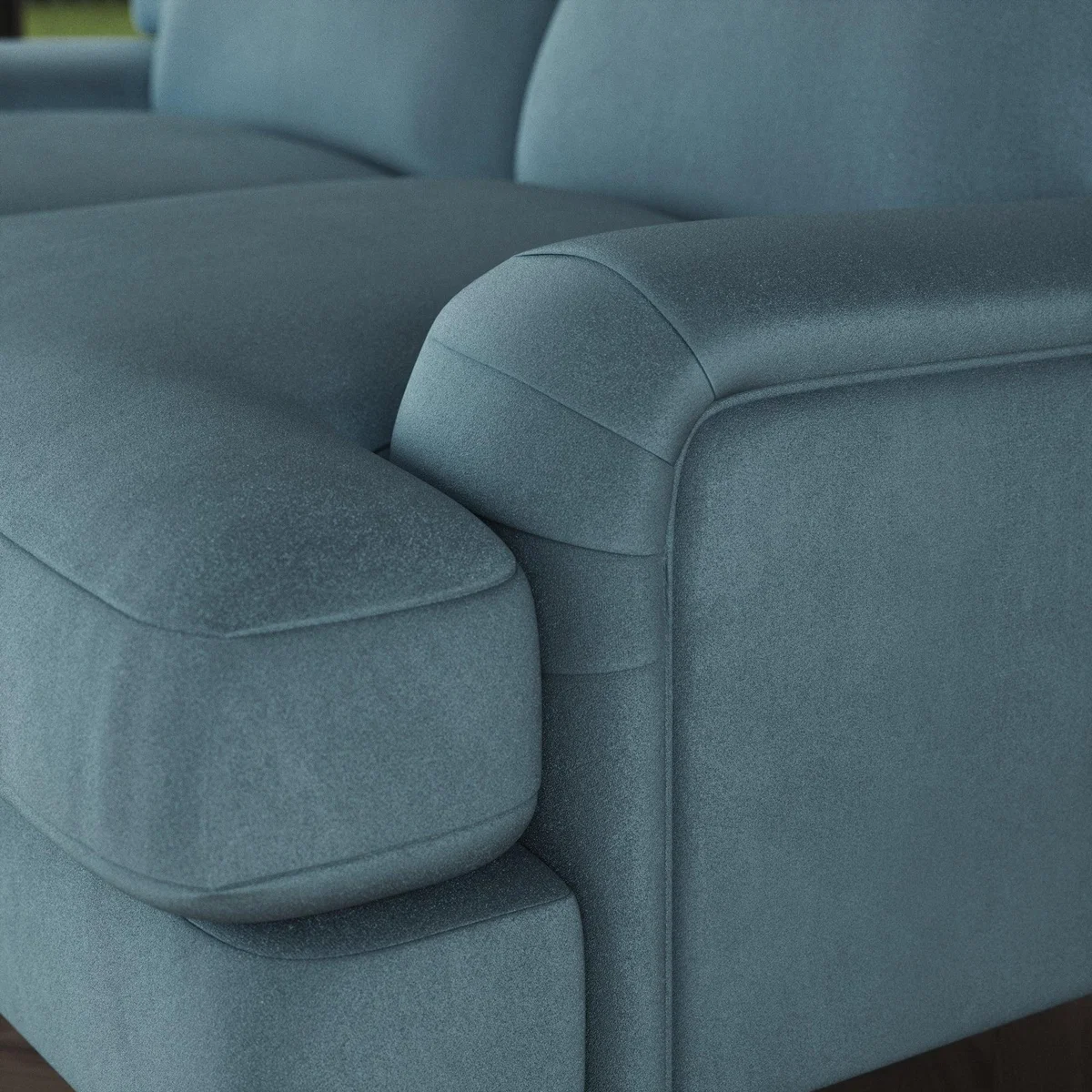 Darwin 2 Seater Sofa Cosy Velvet Pacific – image 6