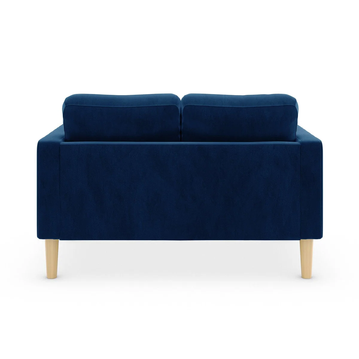 Jacob Velvet Compact 2 Seater Sofa Luxe Navy – image 4