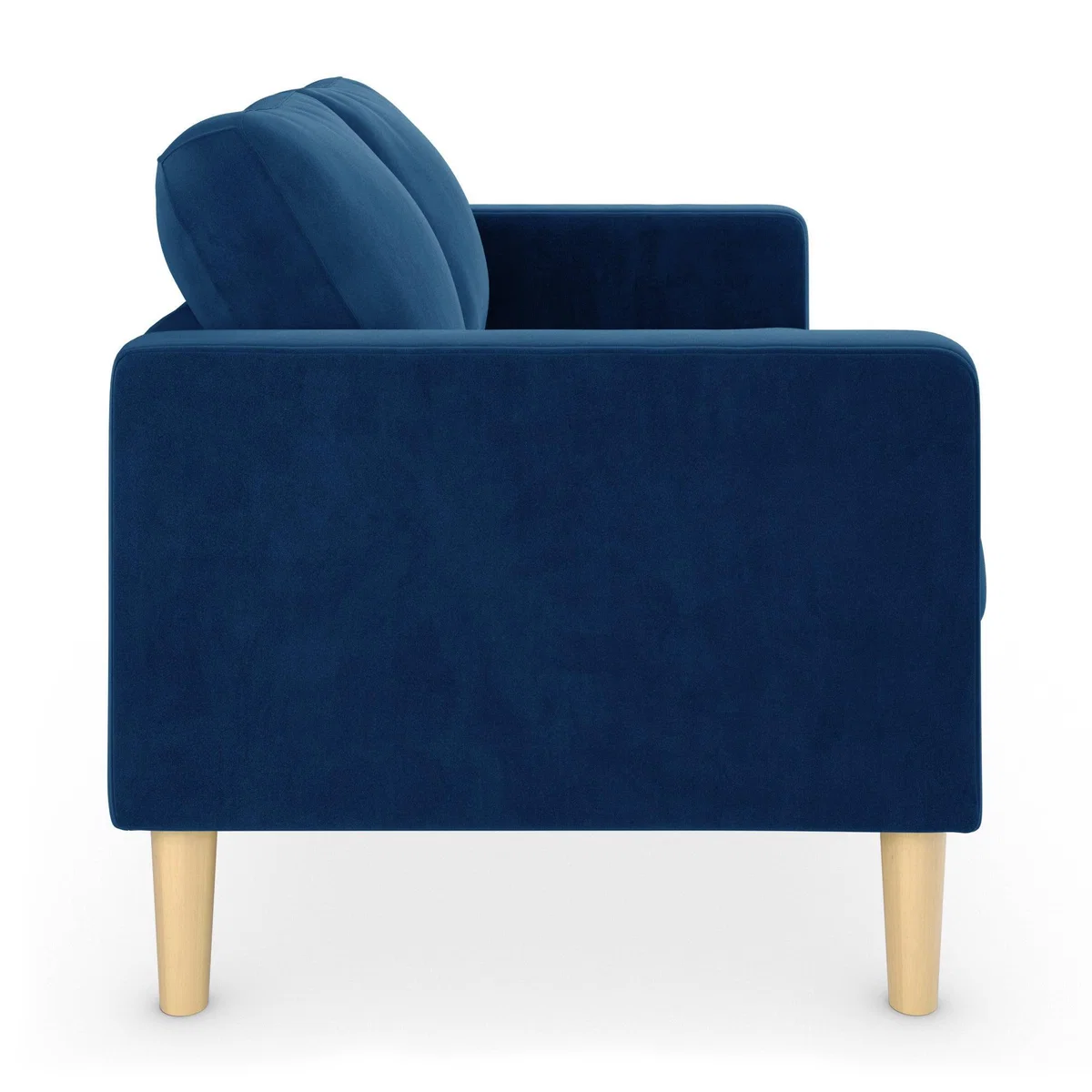Jacob Velvet Compact 2 Seater Sofa Luxe Navy – image 5
