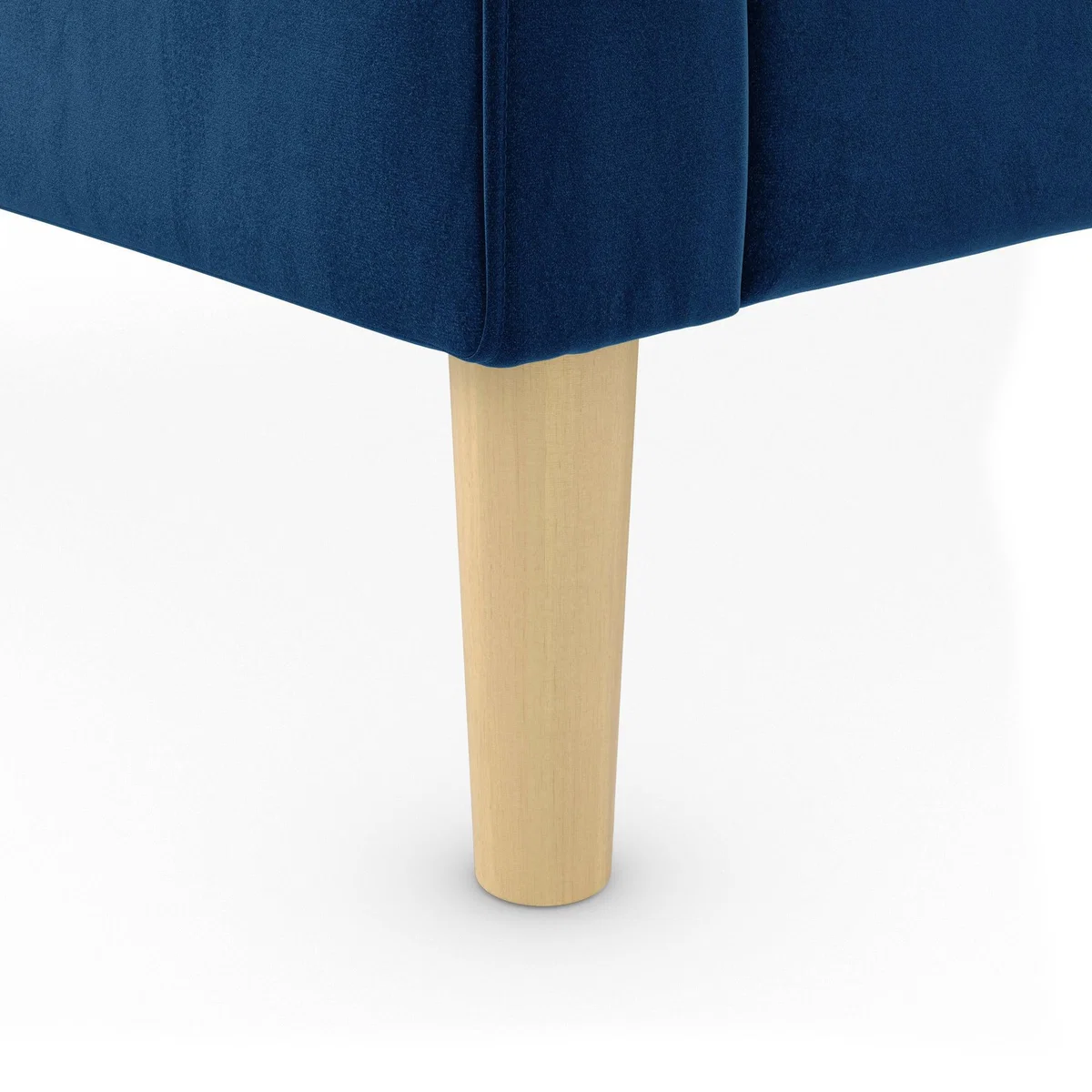 Jacob Velvet Compact 2 Seater Sofa Luxe Navy – image 7