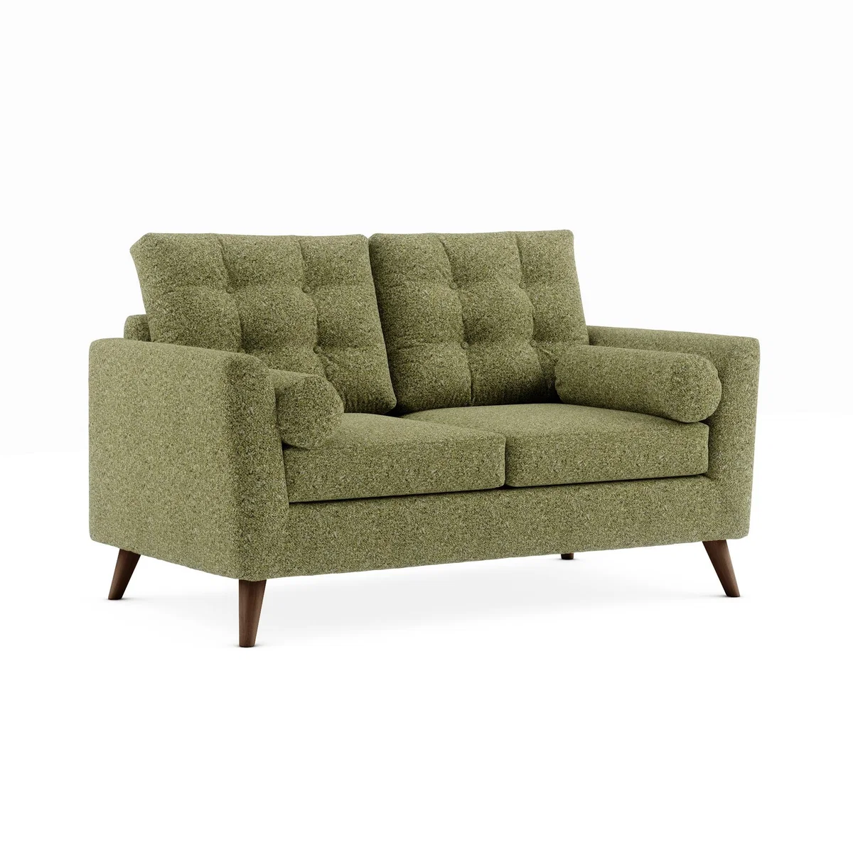 Lewes Woolly Marl 2 Seater Sofa Cosy Marl Olive – image 2