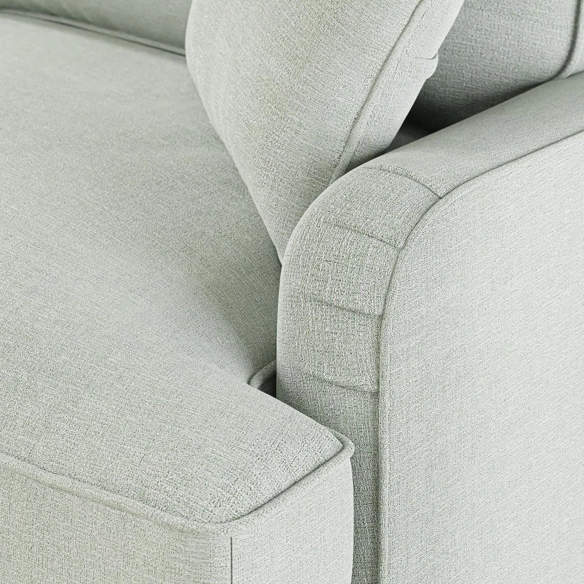 Beatrice Tonal Textured Weave 2 Seater Sofa Tonal Textured Weave Duck Egg – image 6