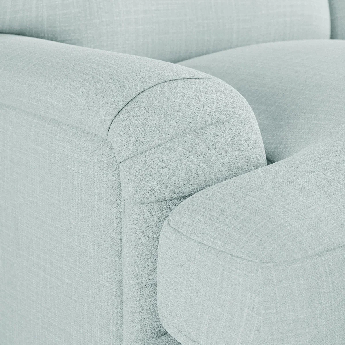 Darwin 2 Seater Sofa Slub Cotton Blend Light Mineral – image 5