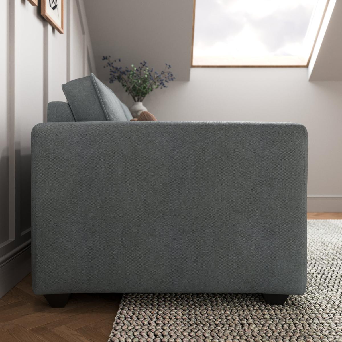Claude Tonal Chenille 2 Seater Sofa Chunky Soft Chenille Pacific – image 4