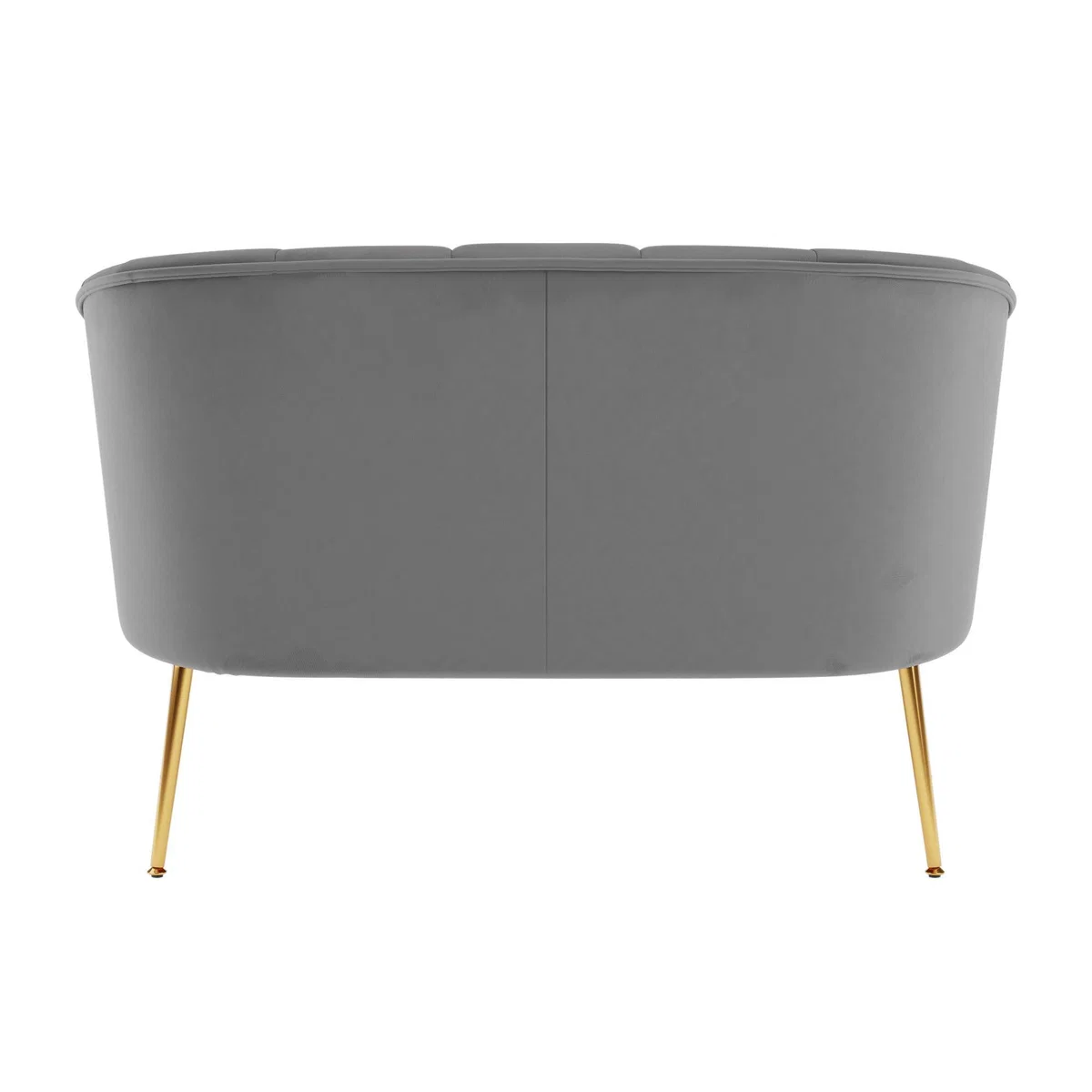 Matilda Velvet Two Seater Sofa Grey – image 5