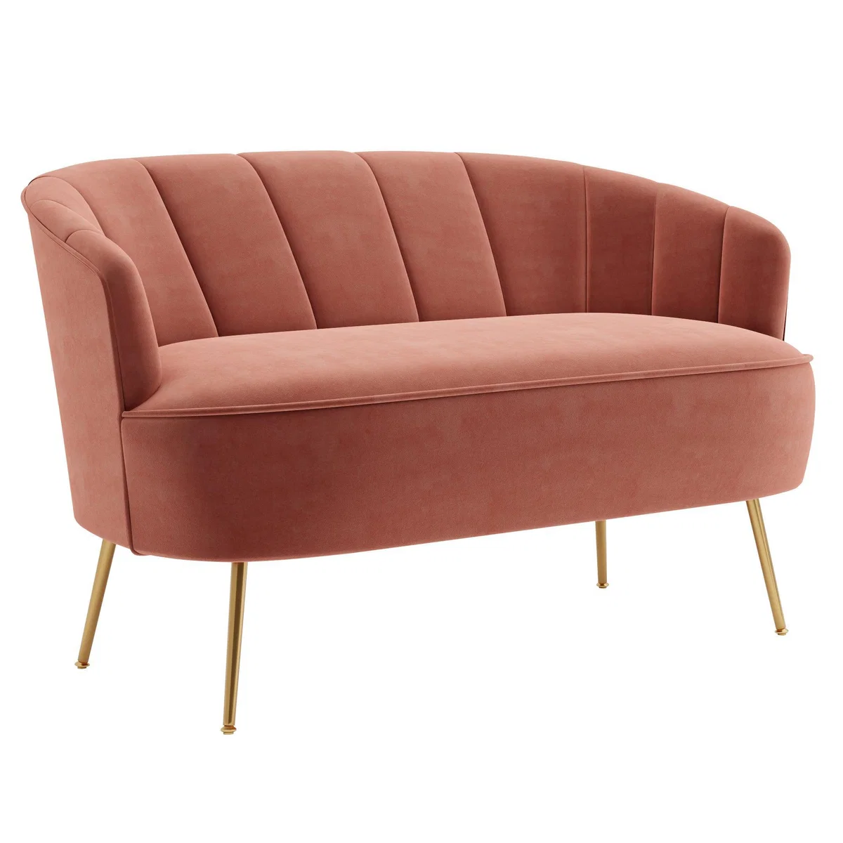 Matilda Velvet Two Seater Sofa Grey – image 9