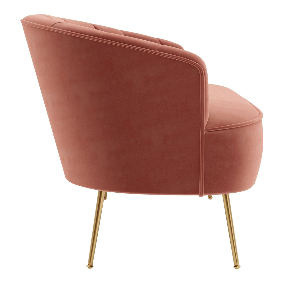 Matilda Velvet Two Seater Sofa Grey – image 10
