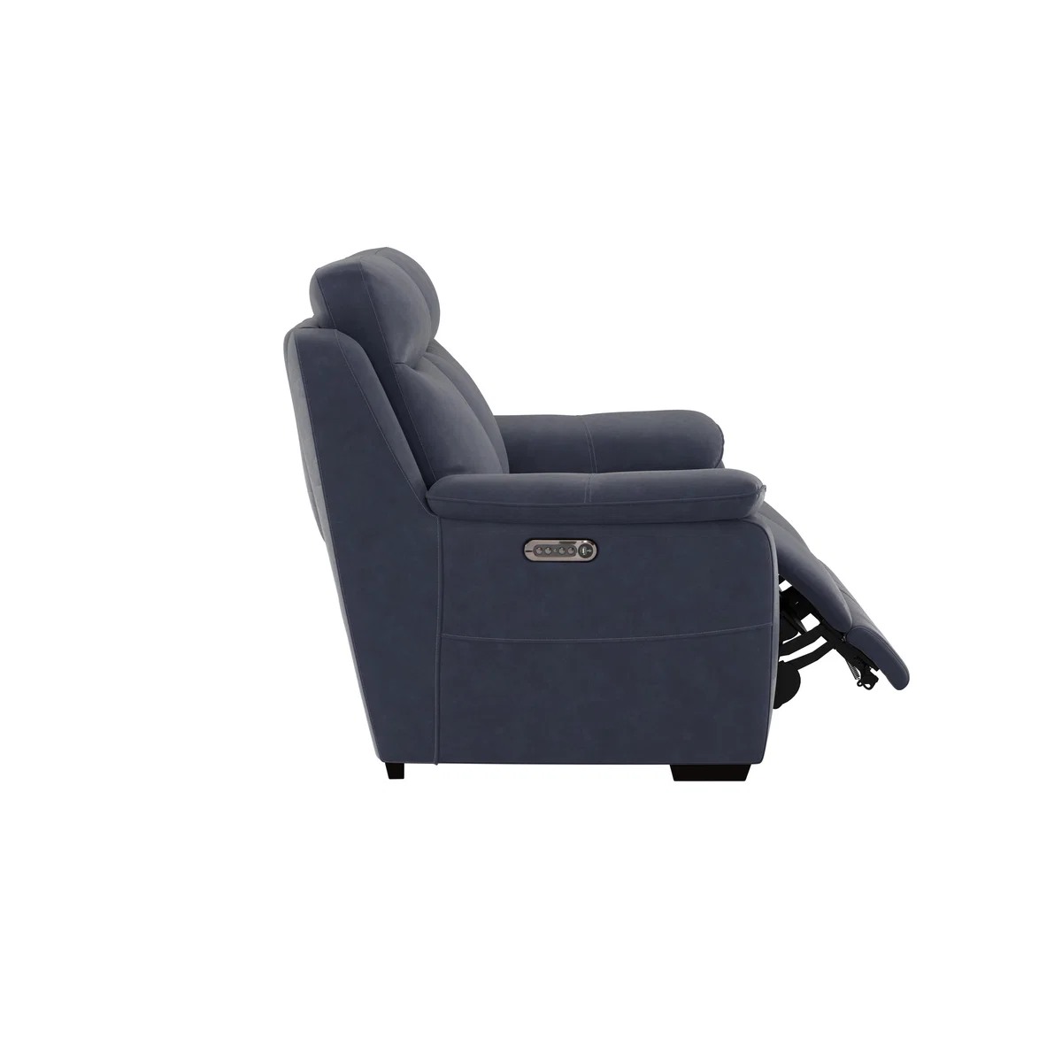 Starlight Express 2 Seater Fabric Recliner Sofa with Power Headrests - Brown – image 4