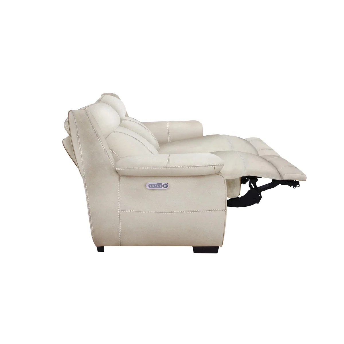 Starlight Express 2 Seater Fabric Recliner Sofa with Power Headrests - Brown – image 6