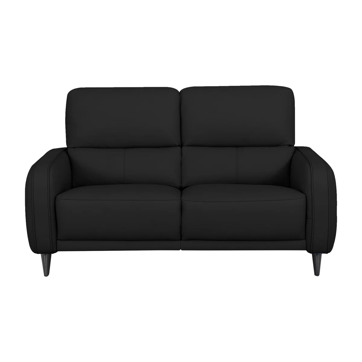 Domicil - Logan 2.5 Seater Leather Power Recliner Sofa - NN Black – image 1
