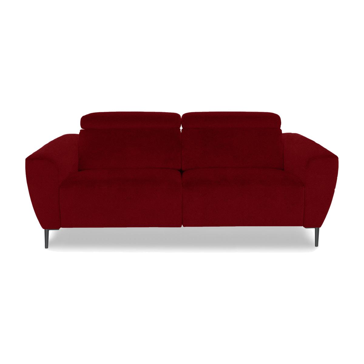 Nicoletti Italia - Milano 2.5 Seater Fabric Power Recliner Sofa - Coupe Rosso – image 1
