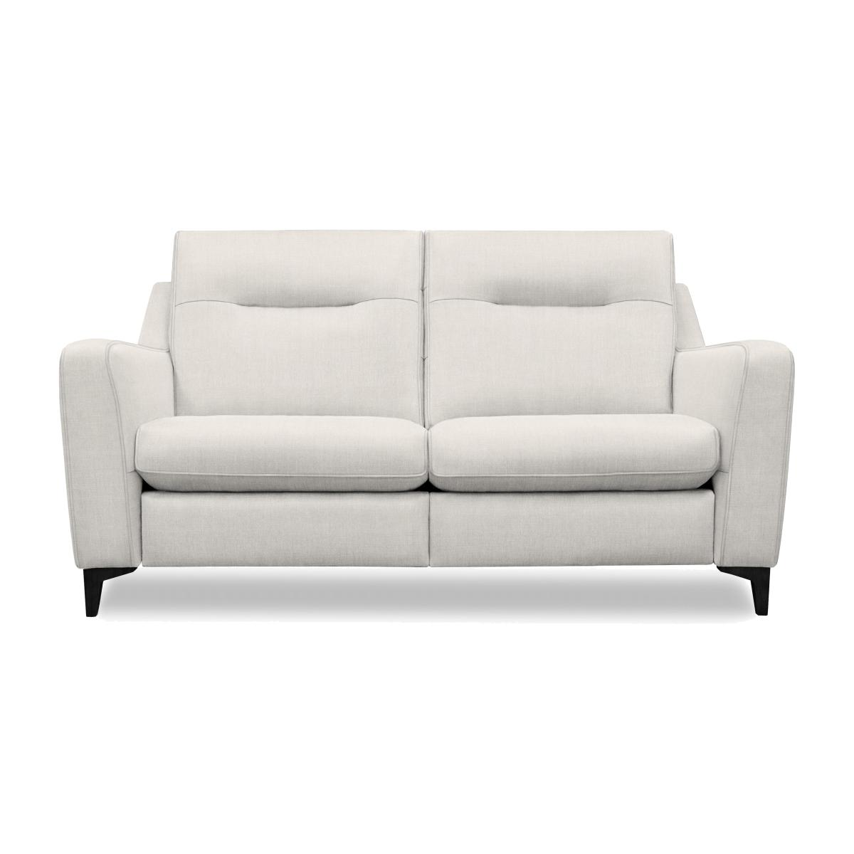 G Plan - Arlo 2 Seater Fabric Power Recliner Sofa - Manhattan Fog with Ebony Feet – image 1
