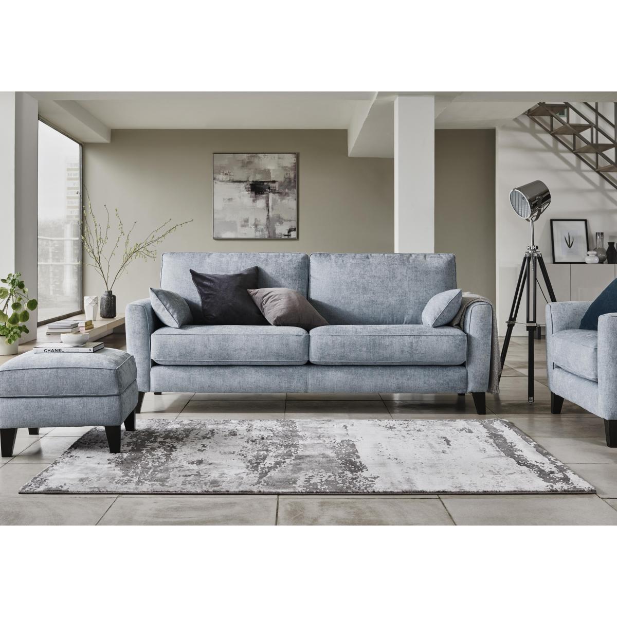 Brondby 2 Seater Fabric Sofa - Grey – image 2