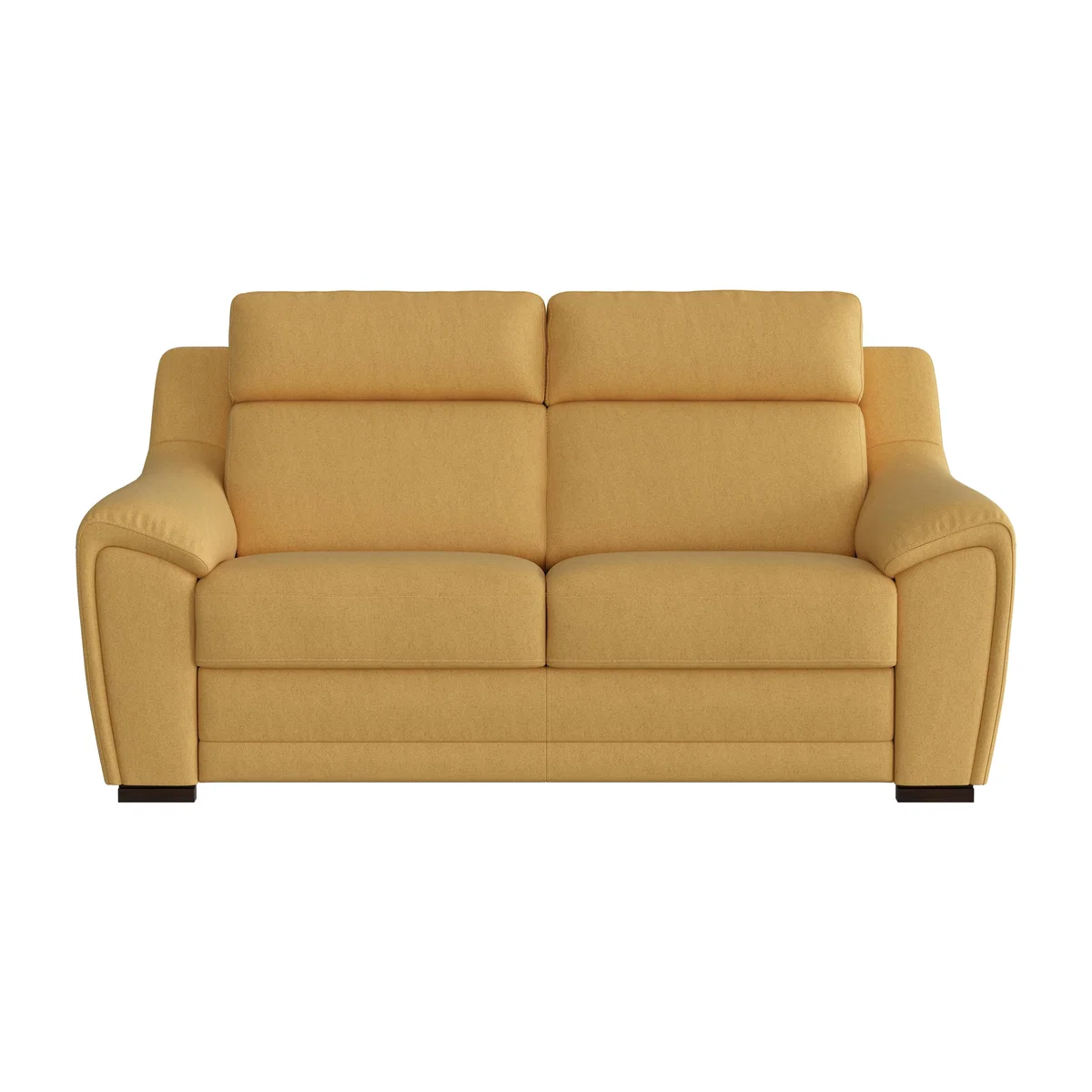 Nicoletti - Tosca 2.5 Seater Fabric Sofa - Yellow – image 1