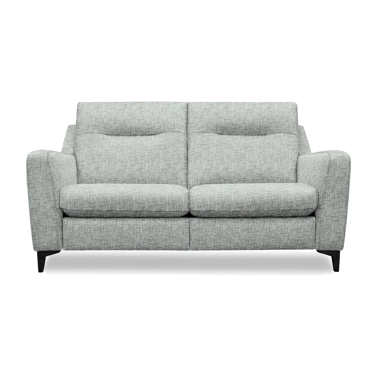 G Plan - Arlo 2 Seater Fabric Sofa - No Recliner - Remco Duck Egg with Ebony Feet – image 1