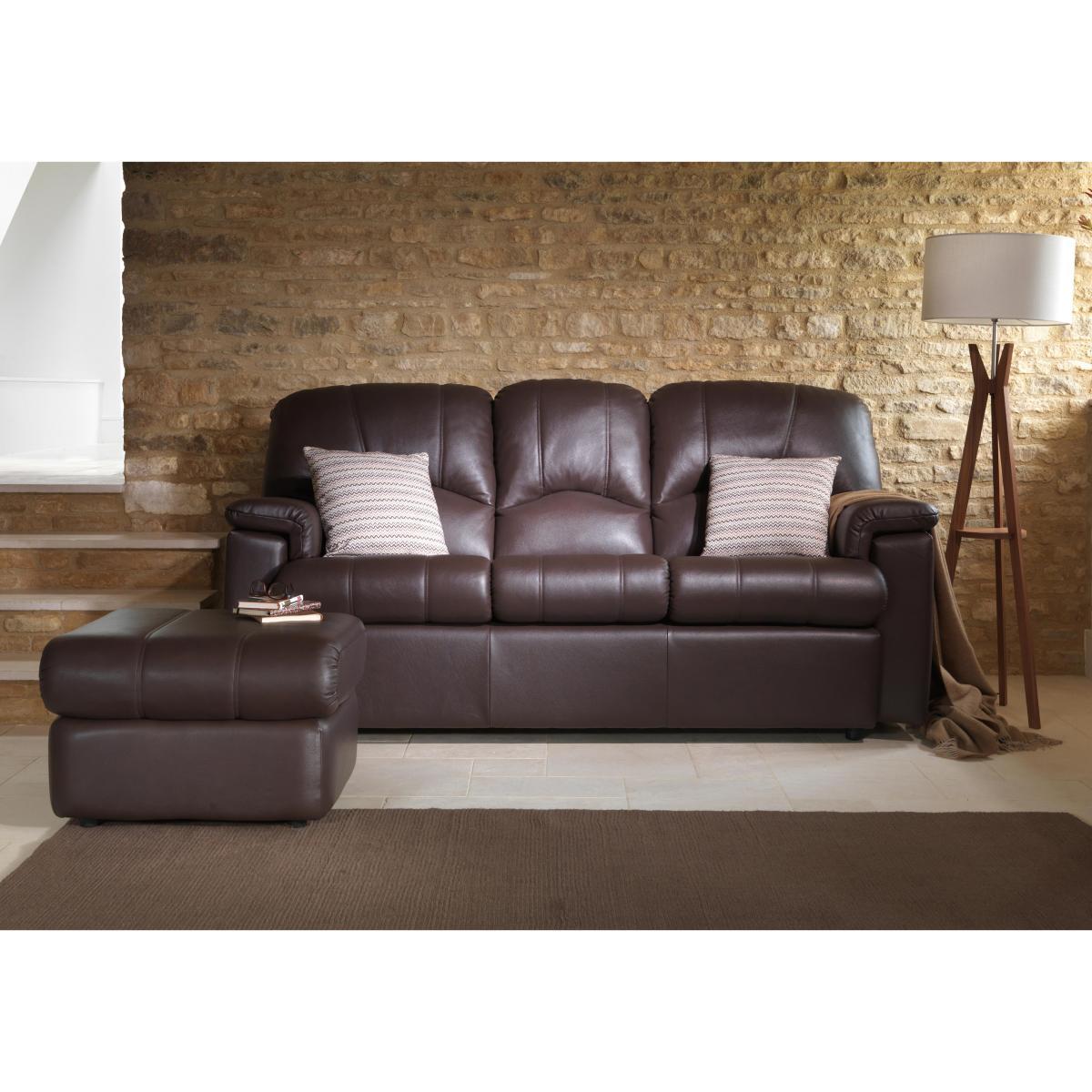 G Plan - Chloe 2 Seater Leather Sofa - Brown – image 2