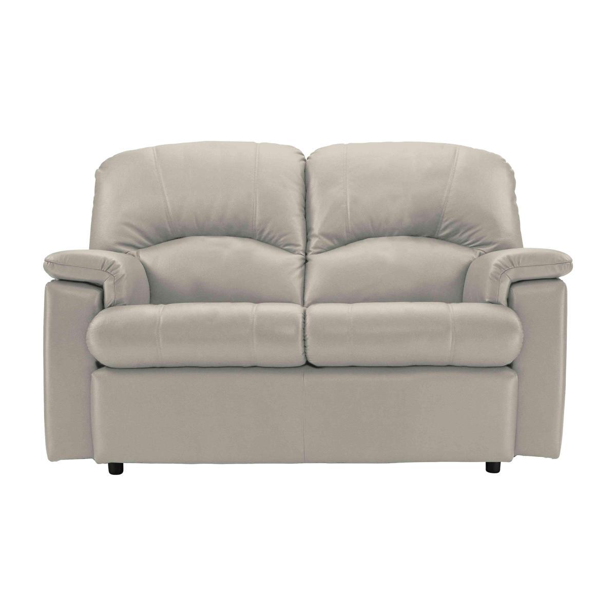 G Plan - Chloe 2 Seater Leather Sofa - Brown – image 1