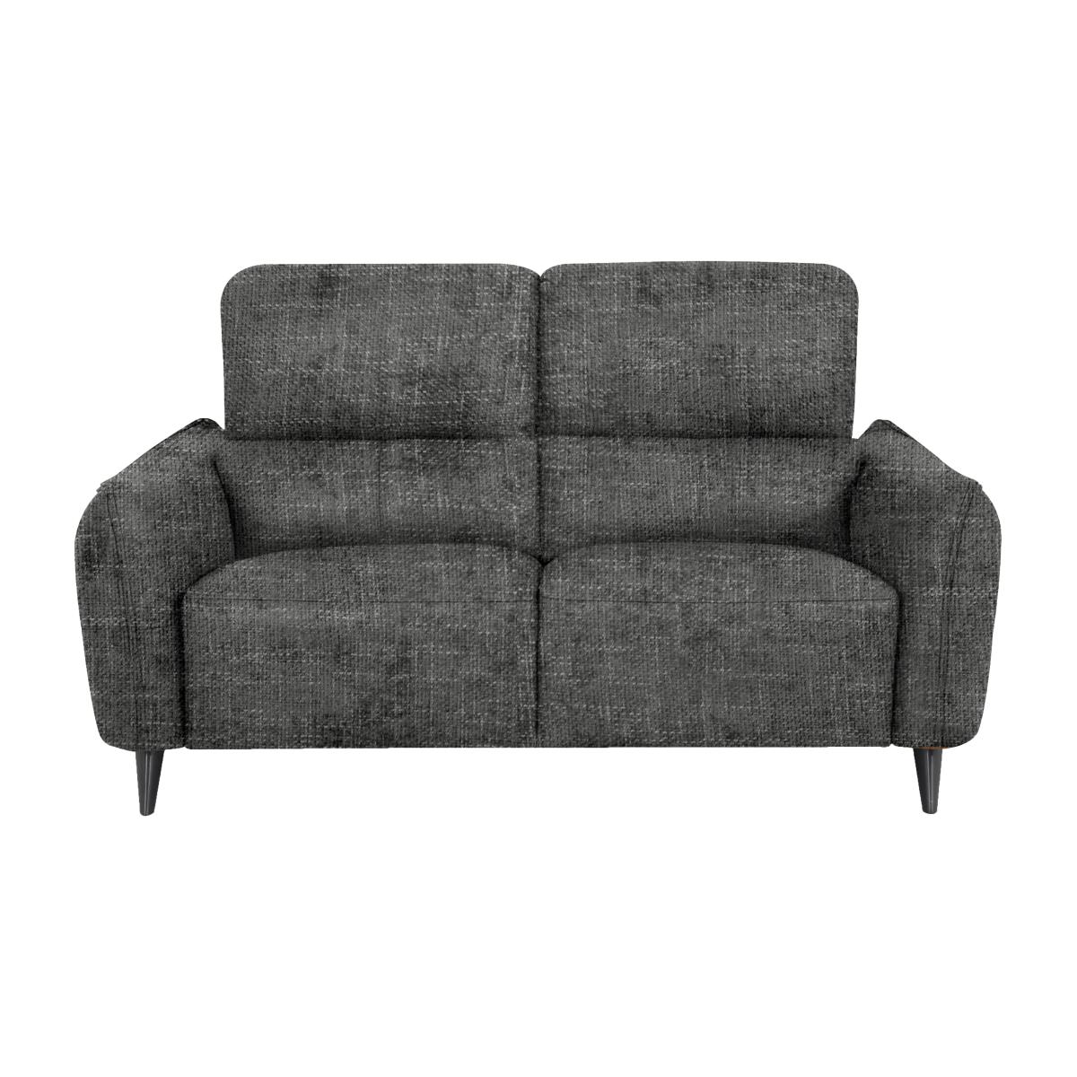 Domicil - Maddox 2.5 Seater Fabric Power Recliner Sofa - Gunmetal – image 1