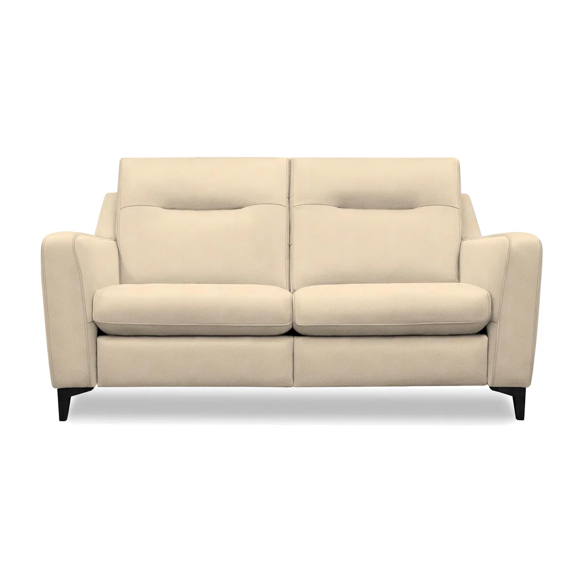 G Plan - Arlo 2 Seater Fabric Power Recliner Sofa - Stingray Linen with Ebony Feet – image 1
