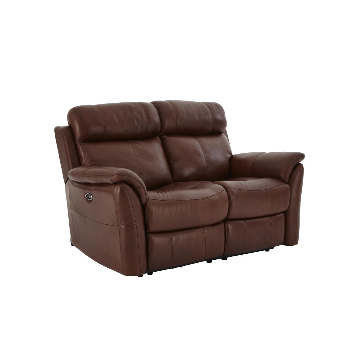 Relax Station Revive 2 Seater BV Leather Manual Recliner Sofa - Taupe – image 6