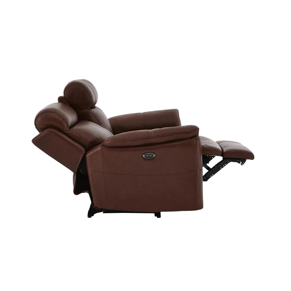 Relax Station Revive 2 Seater BV Leather Manual Recliner Sofa - Taupe – image 9