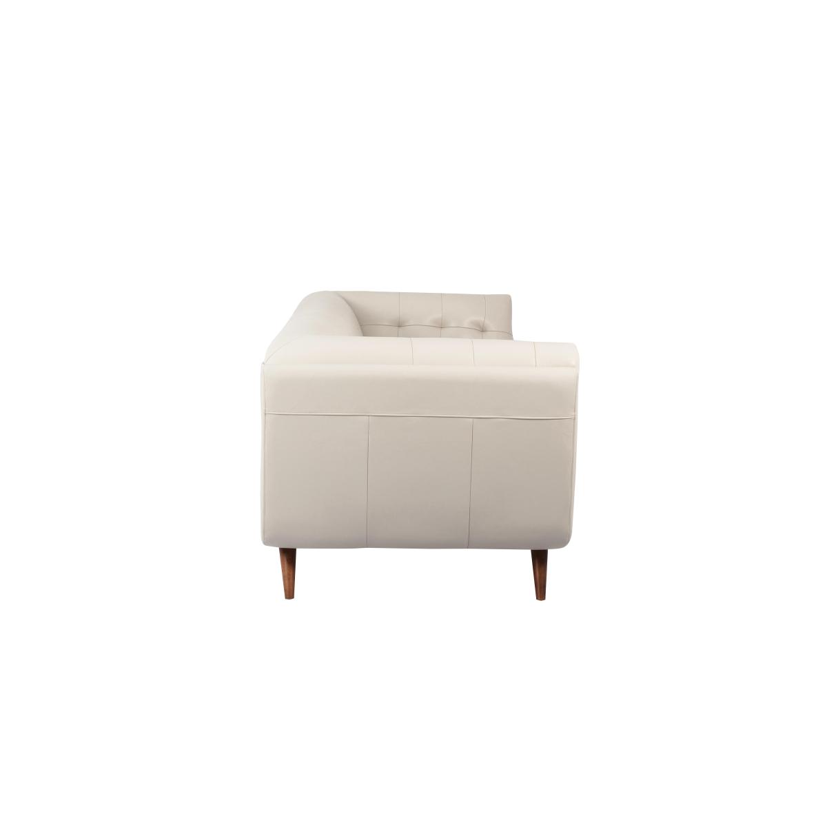 Rene Large 2 Seater Leather Sofa - Grey – image 6