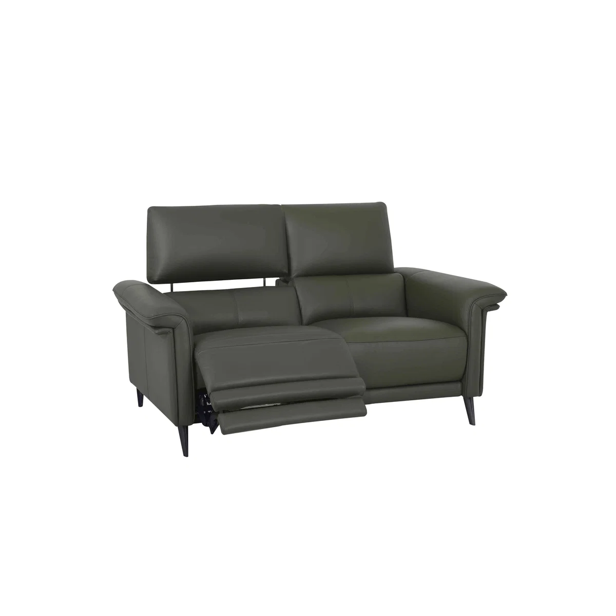 Domicil - Huxley 2 Seater Leather Power Recliner Sofa with Telescopic Headrests - NN Caramel – image 3