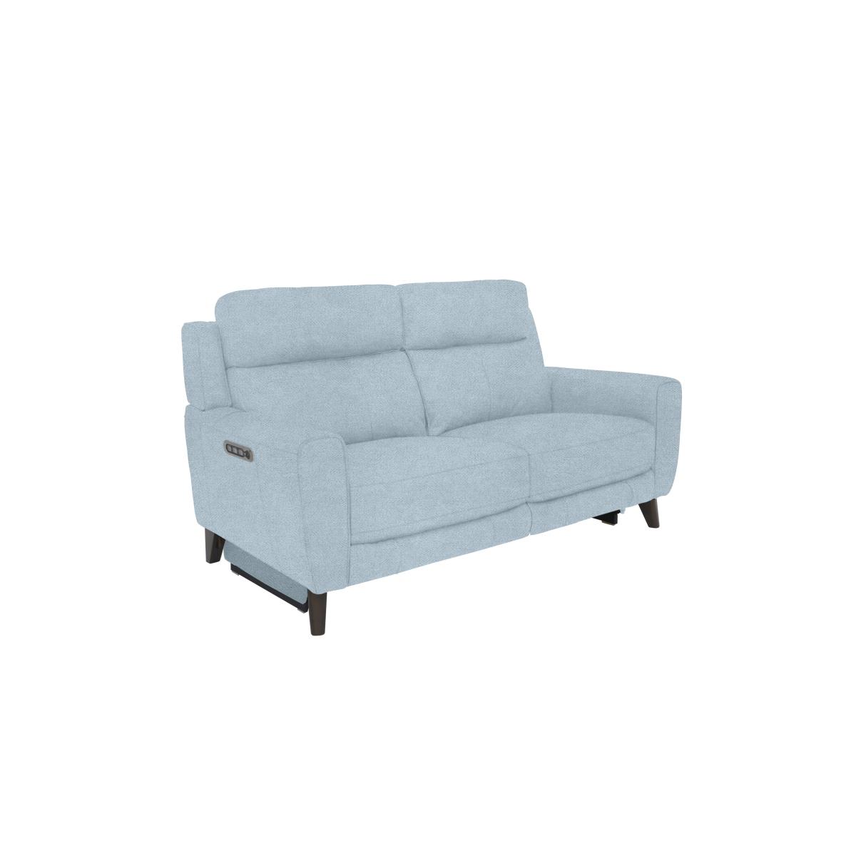Comfort Story - Zen 2 Seater Fabric Power Recliner Sofa with Headrests and Power Lumbar - Mink – image 2