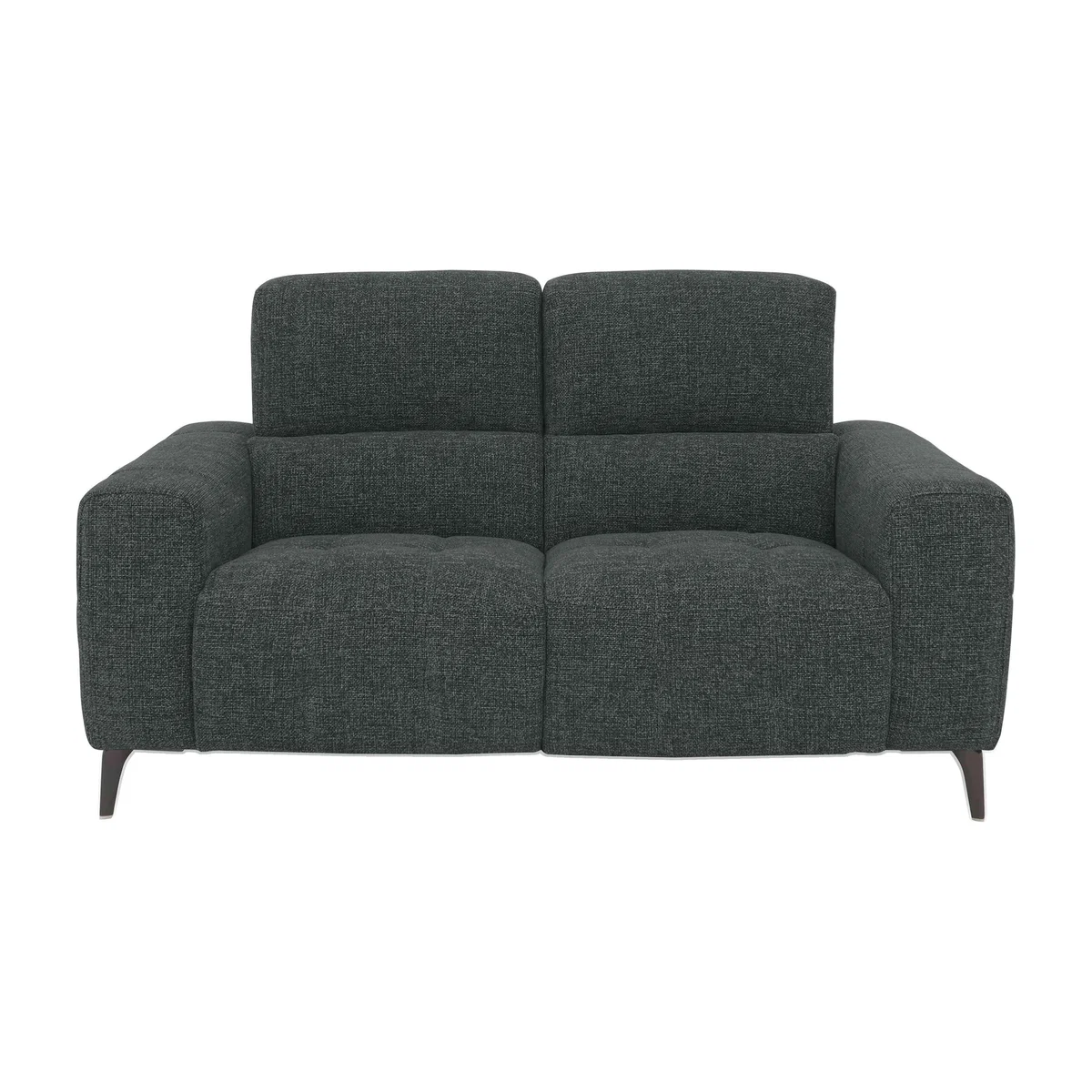 New York 2 Seater Fabric Sofa - Charcoal