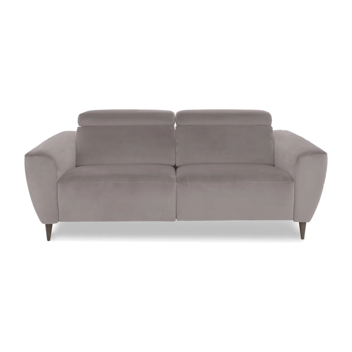 Nicoletti Italia - Milano 2.5 Seater Fabric Power Recliner Sofa - Selma Grigio – image 1
