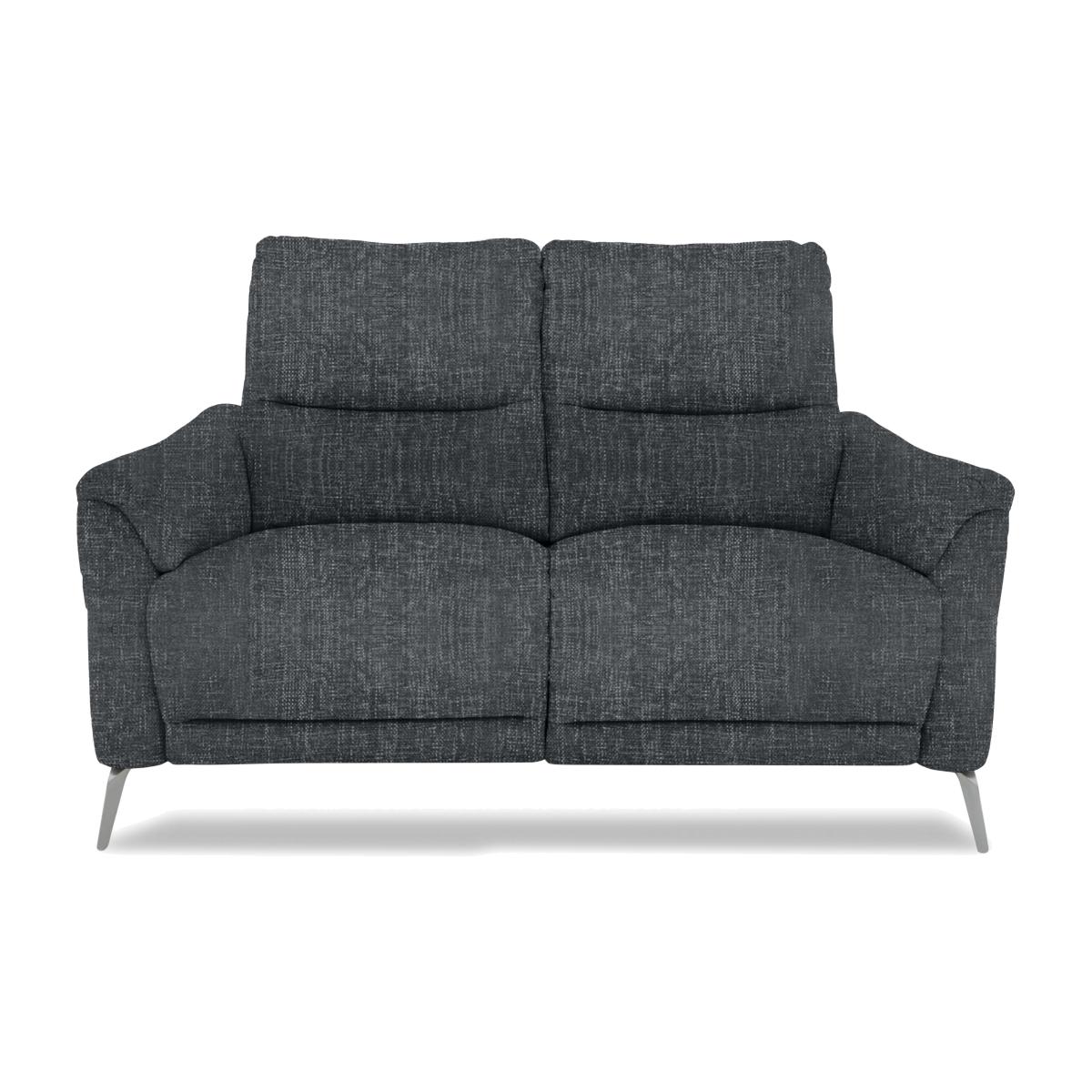 Daytona 2 Seater Fabric Power Recliner Sofa - Anivia Dark Grey – image 1