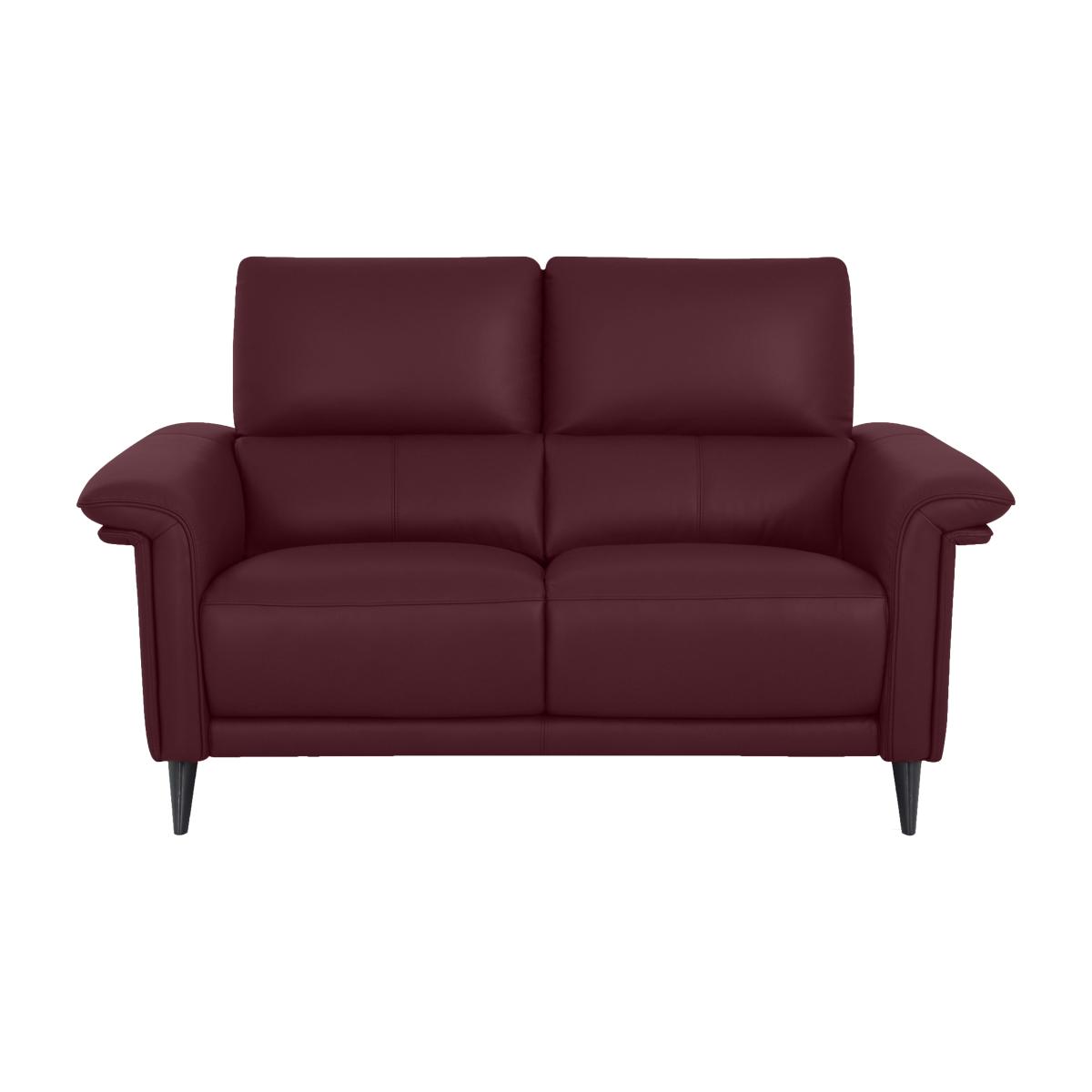 Domicil - Huxley 2 Seater Leather Sofa - NP Ruby – image 1
