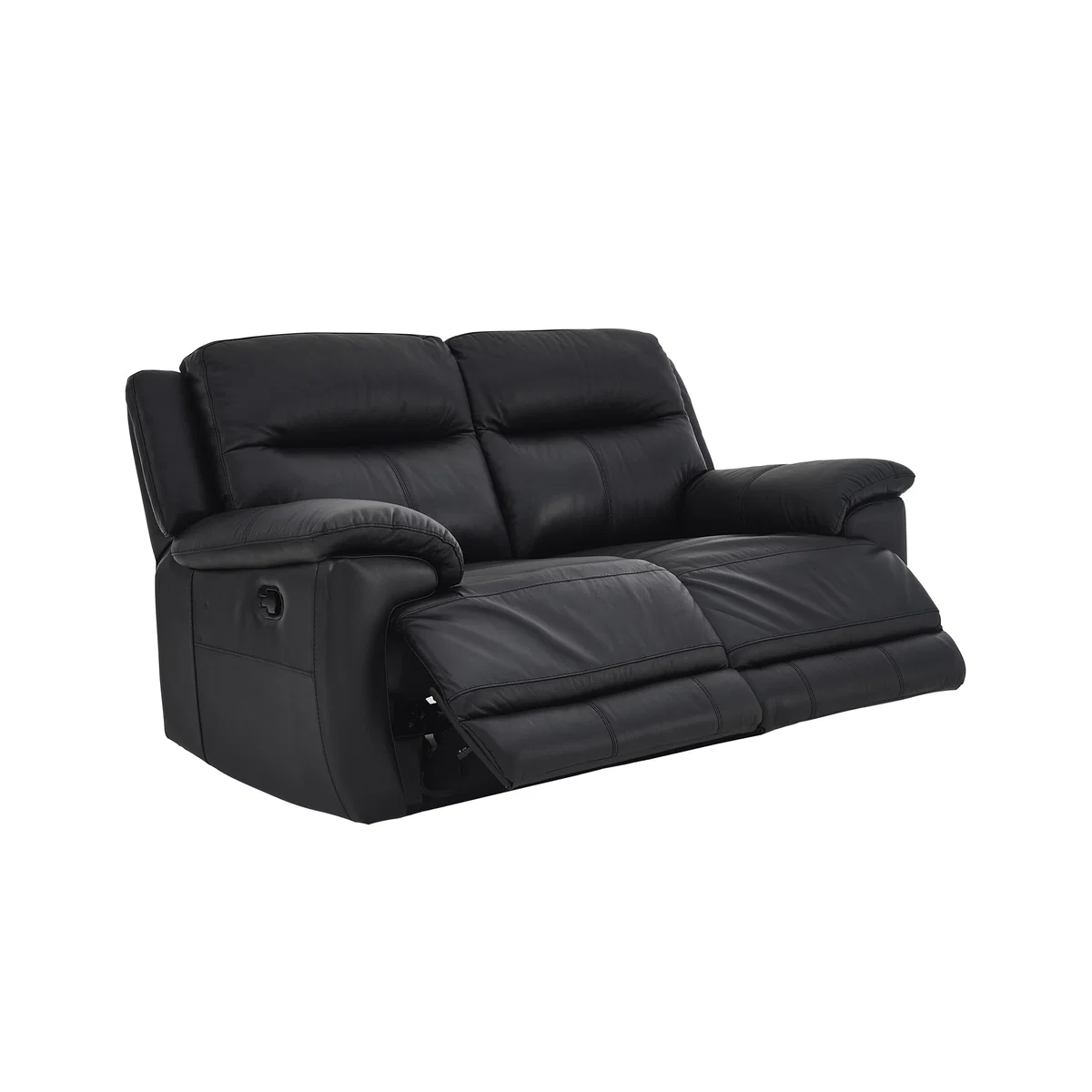 Touch 2 Seater Leather Manual Recliner Sofa- World of Leather – image 3