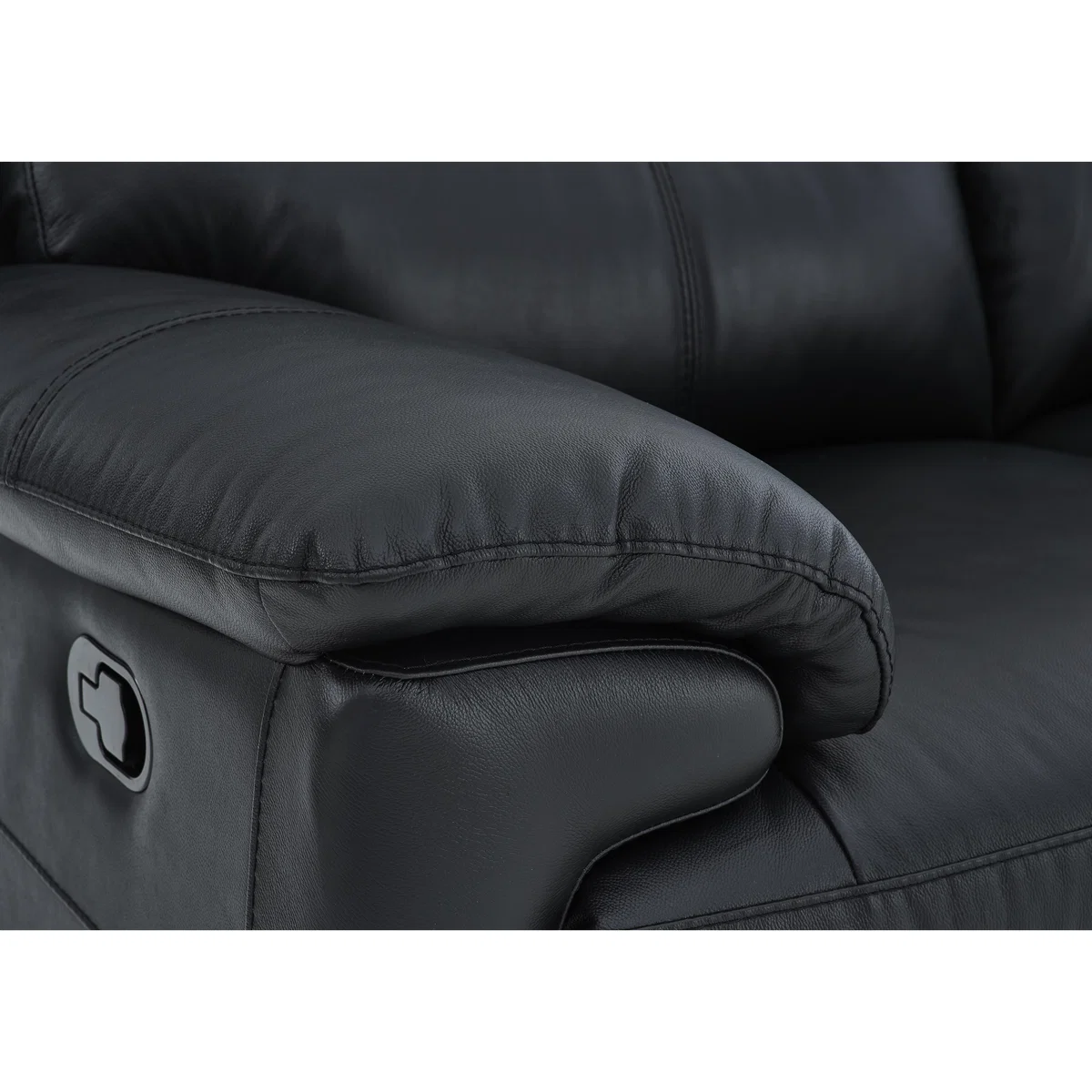 Touch 2 Seater Leather Manual Recliner Sofa- World of Leather – image 6