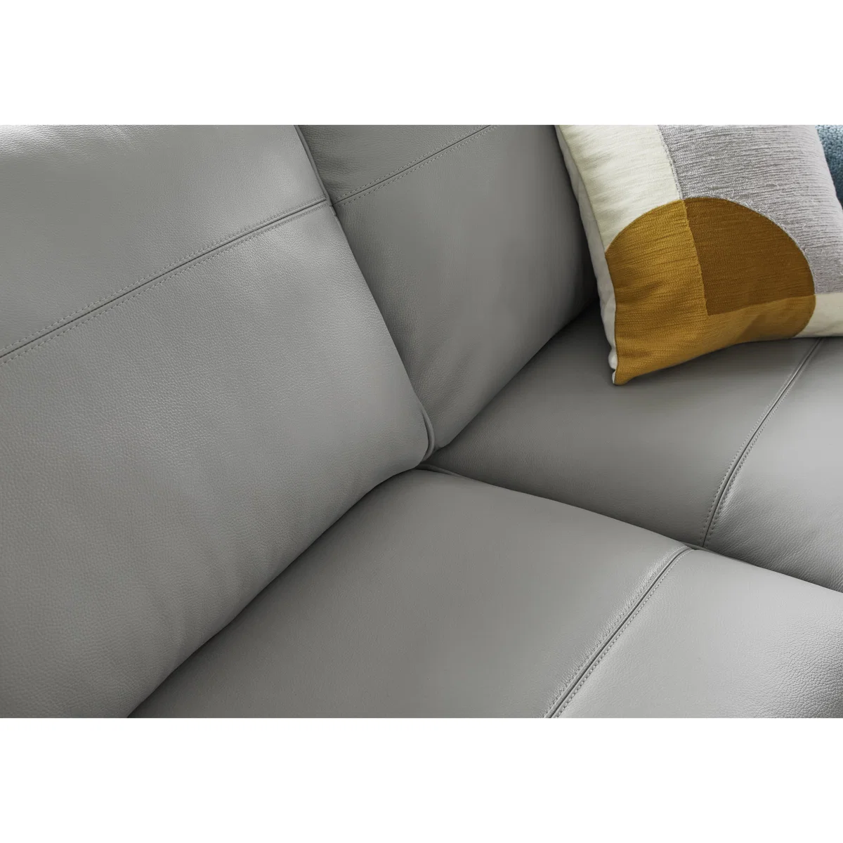 Legend Classic Back 2 Seater Leather Sofa - Verona Stone – image 4