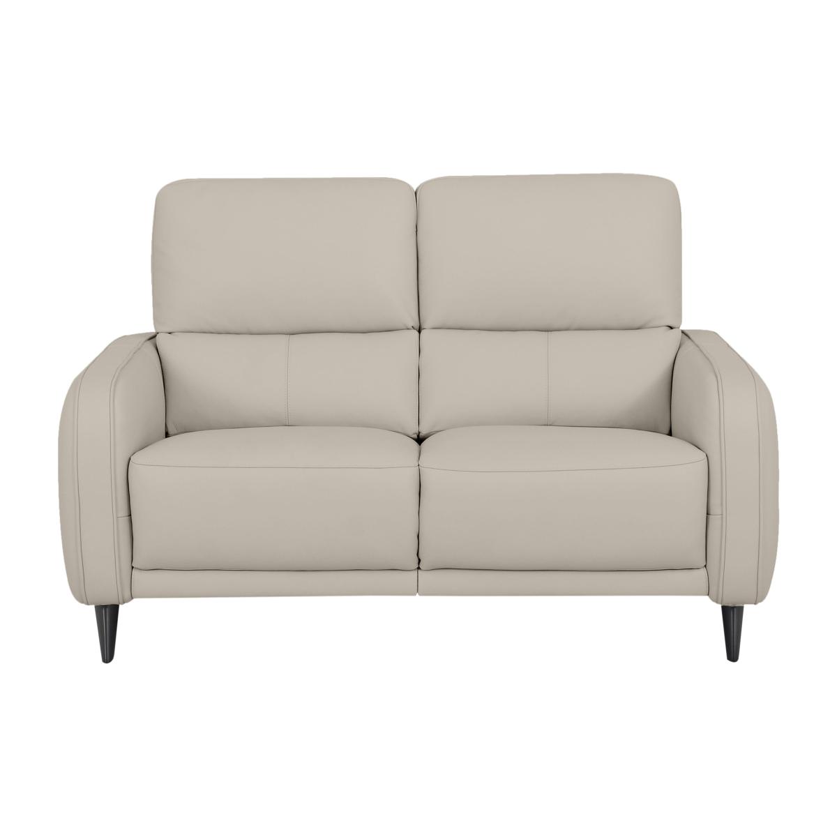Domicil - Logan 2 Seater Leather Power Recliner Sofa - NP Oatmeal – image 1