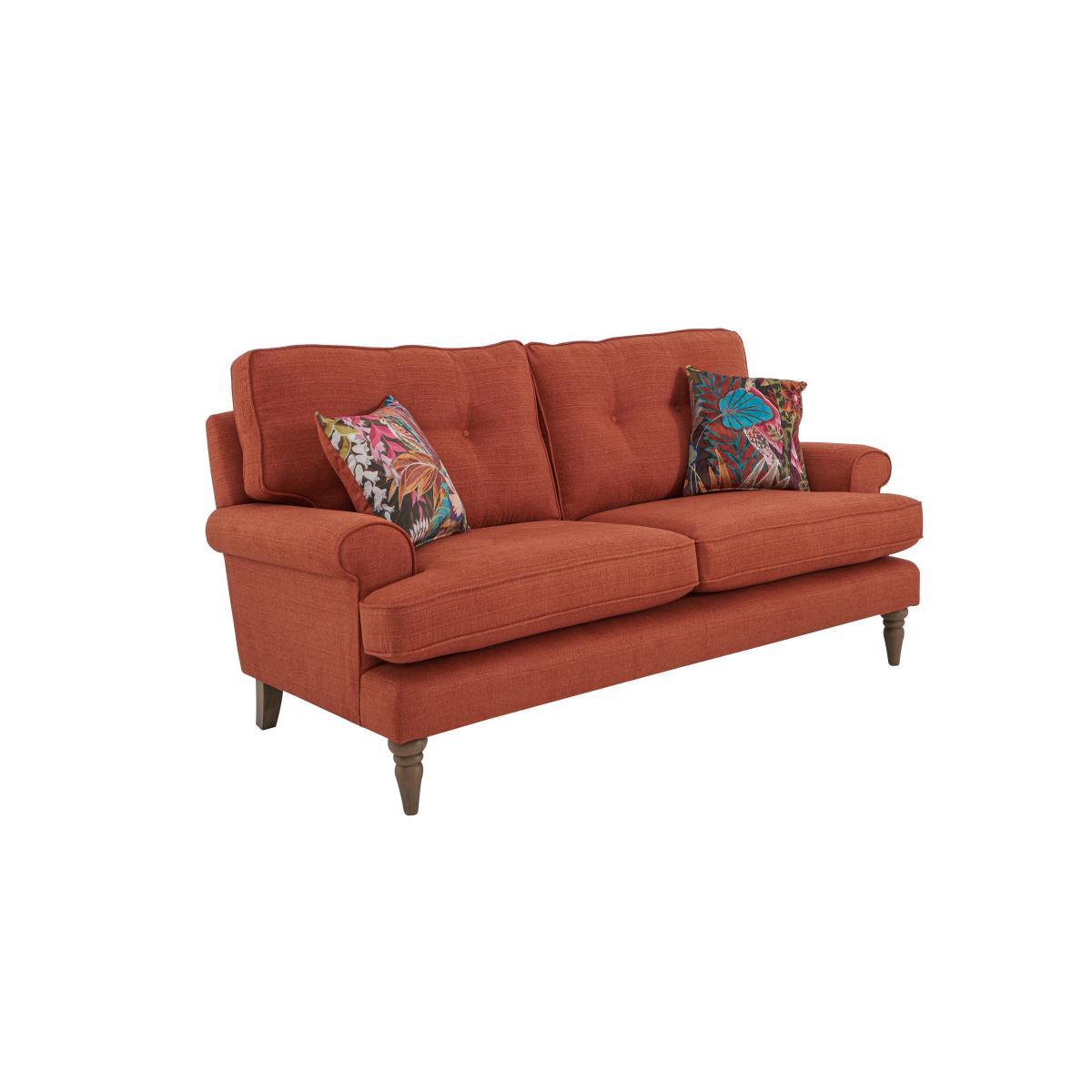 The Botanical Collection Paradiso 2 Seater Fabric Plain Sofa - Blue – image 4