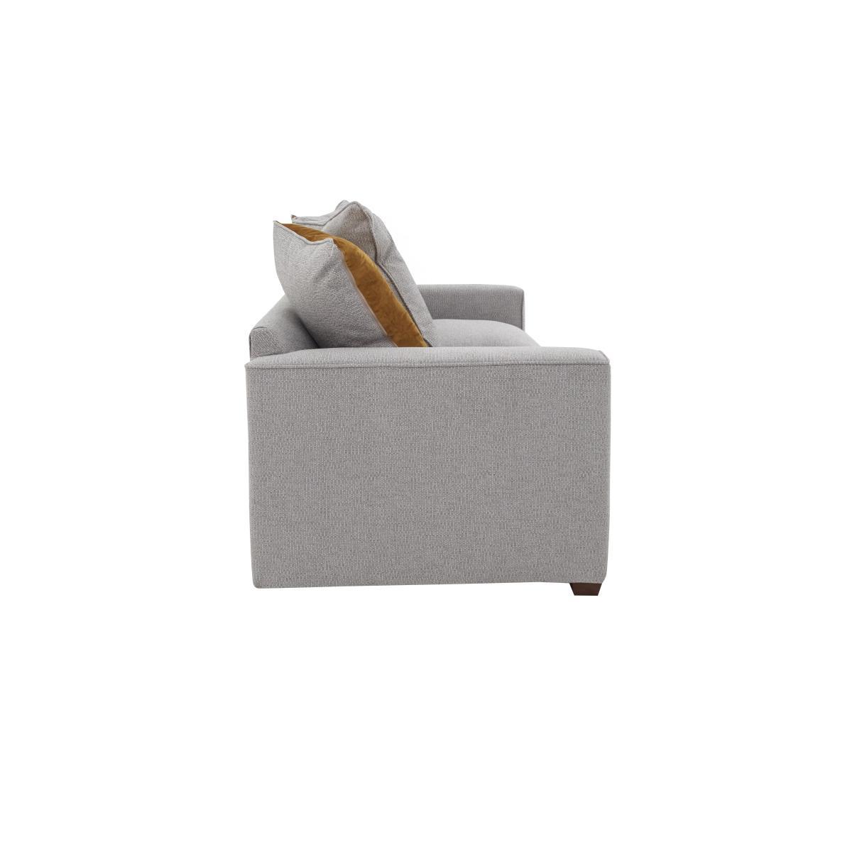 Comfi 2 Seater Fabric Pillow Back Sofa - Grey – image 5