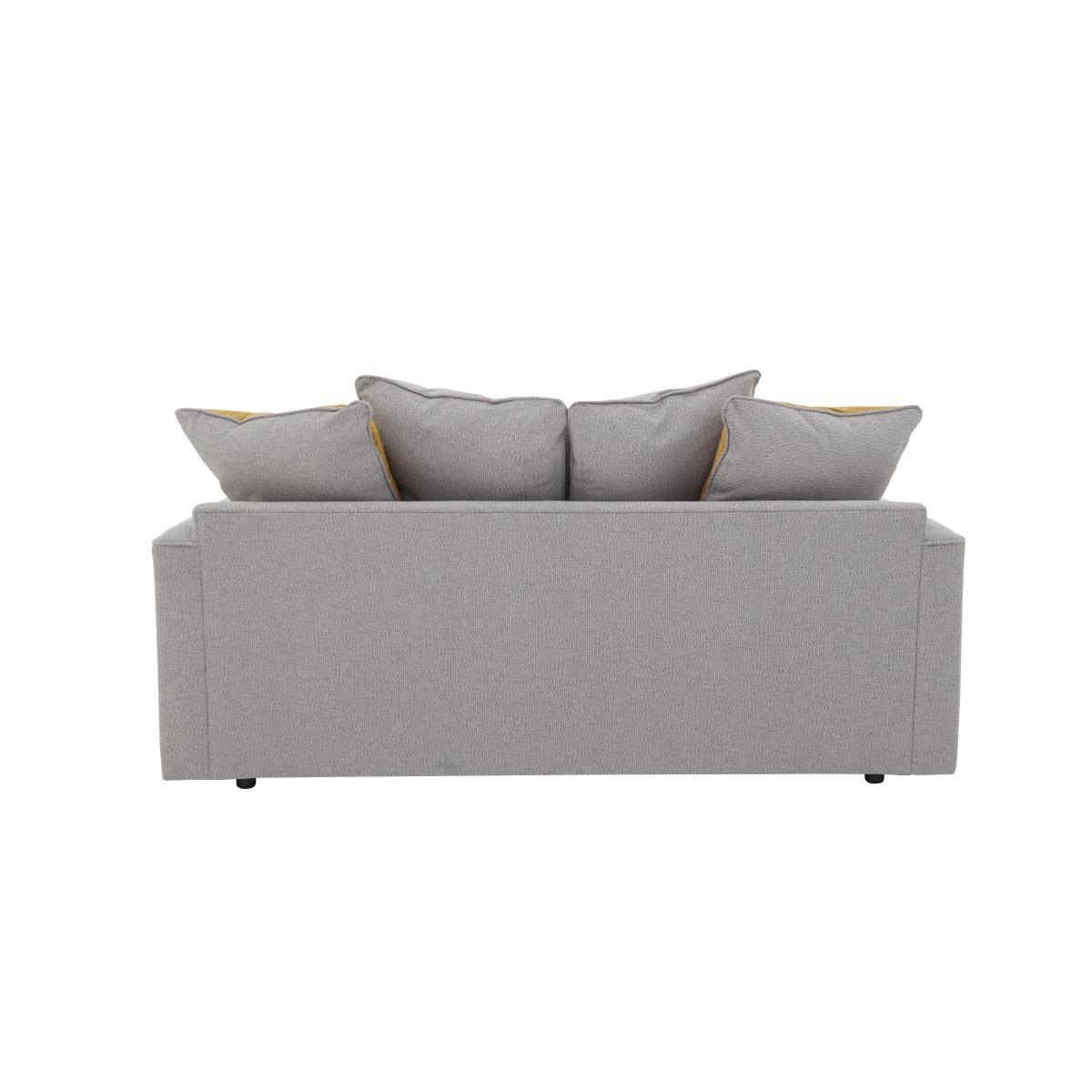 Comfi 2 Seater Fabric Pillow Back Sofa - Grey – image 6