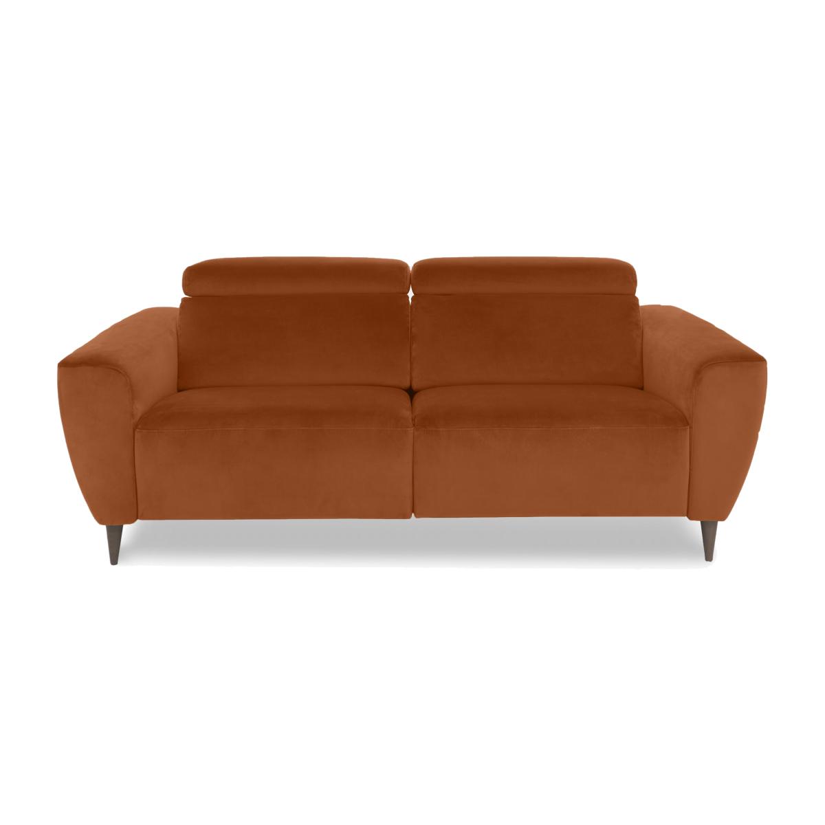 Nicoletti Italia - Milano 2.5 Seater Fabric Sofa - Selma Mattone – image 1