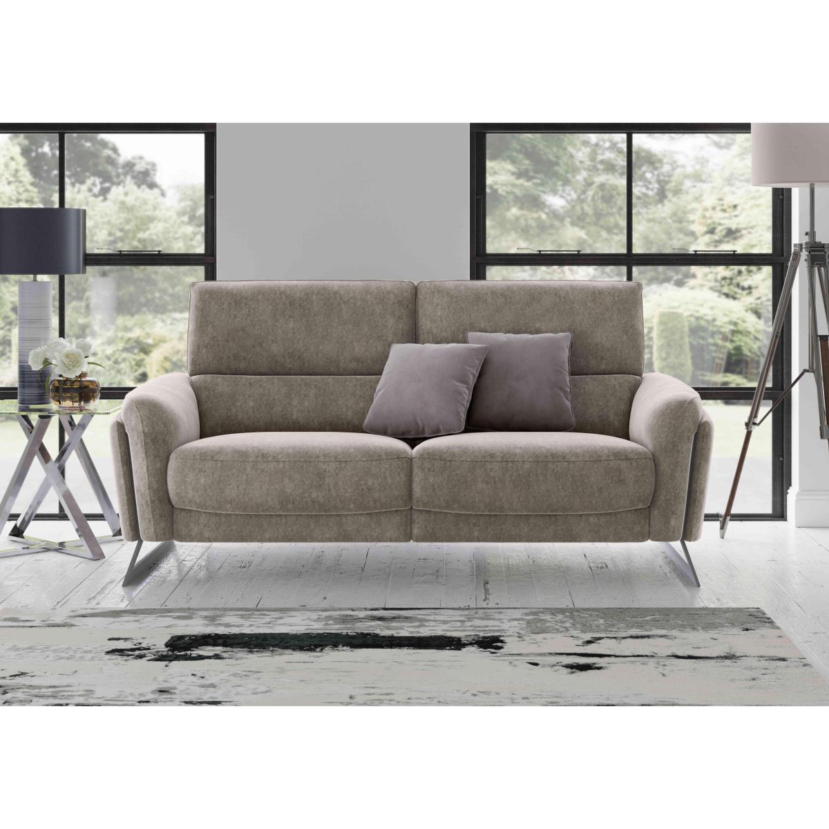 Amarilla 2 Seater Fabric Sofa - Brown – image 2