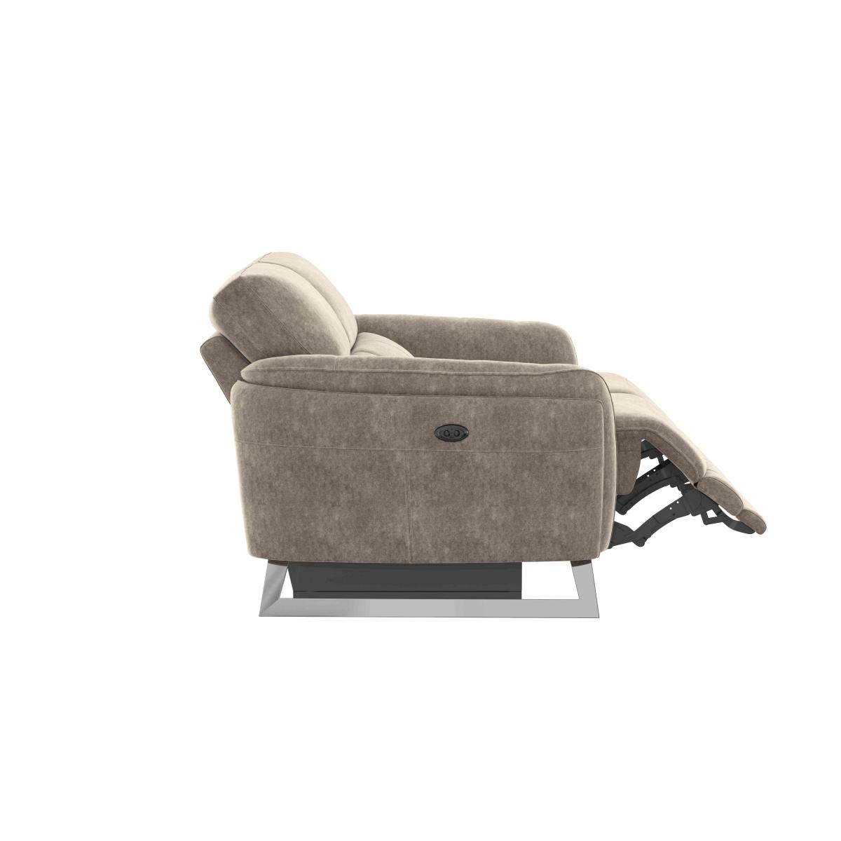 Amarilla 2 Seater Fabric Sofa - Brown – image 4