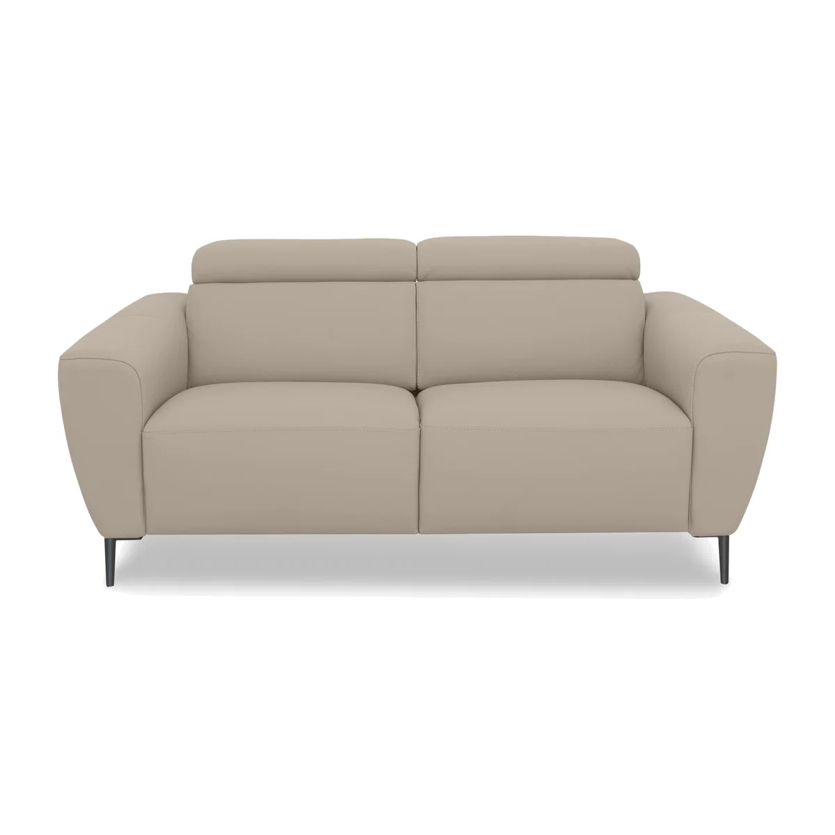 Nicoletti Italia - Milano 2 Seater Leather Power Recliner Sofa - Botera Crema – image 1
