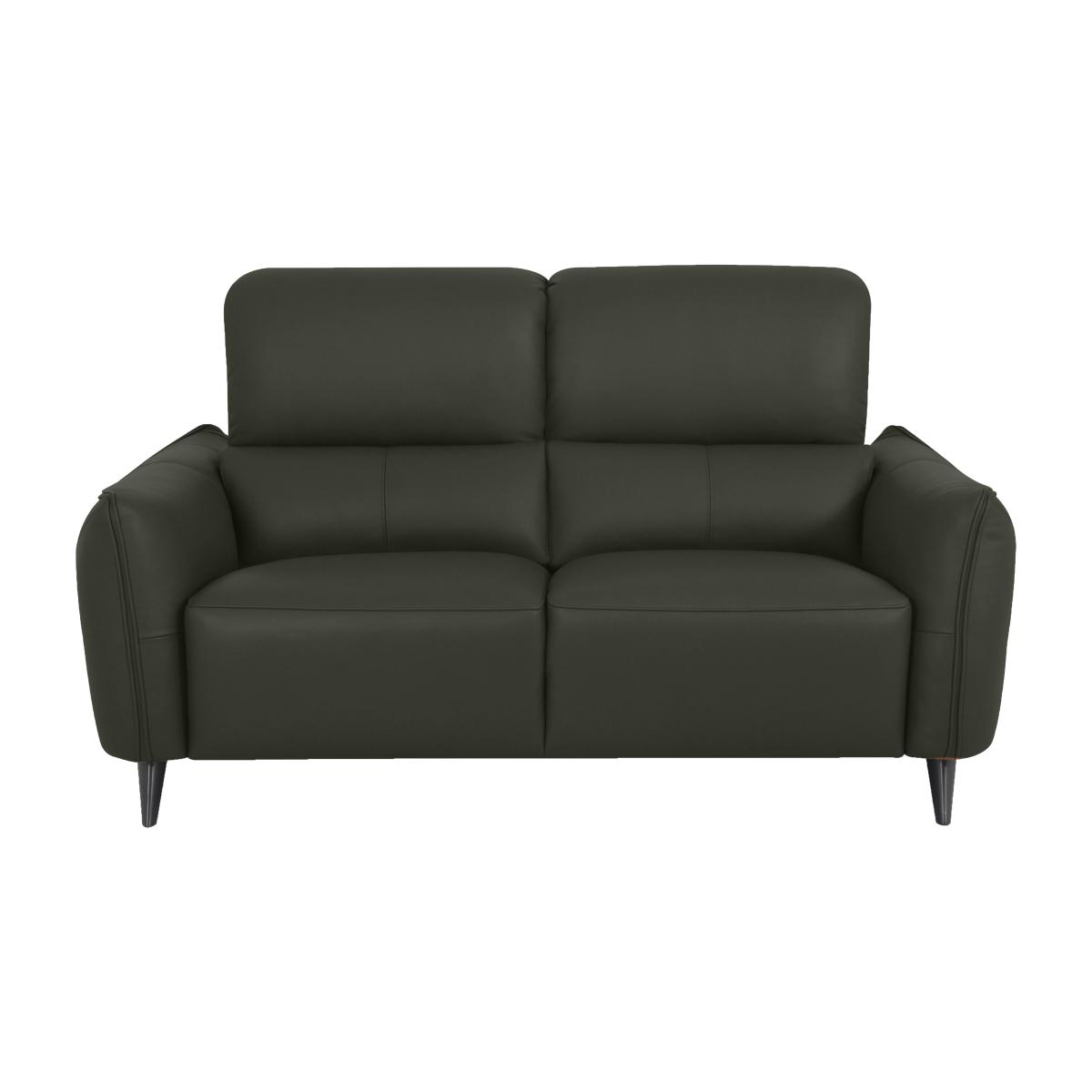 Domicil - Maddox 2.5 Seater Leather Sofa - NN Olive Green – image 1