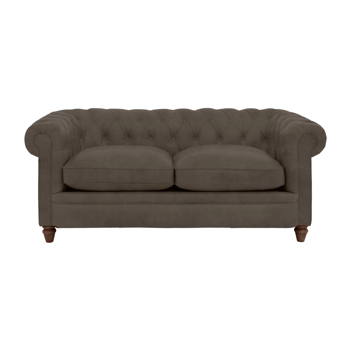 Alexander and James - Chesterfield Collection Ralph 2 Seater Fabric Sofa - Discovery - Dark Feet