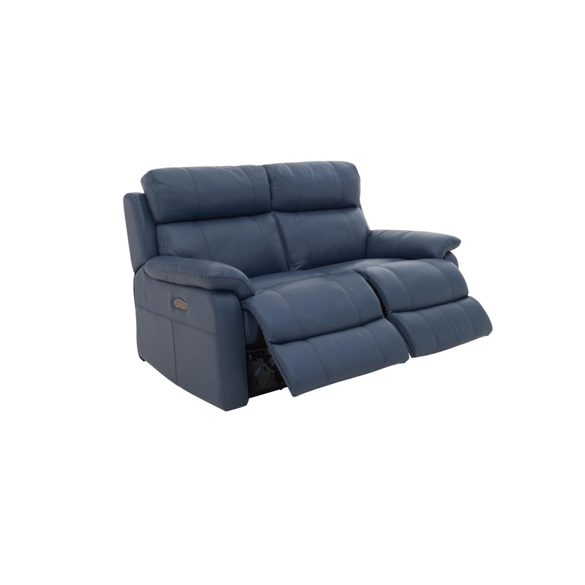Relax Station Komodo 2 Seater Power NC Leather Sofa - Pearl Blue – image 6