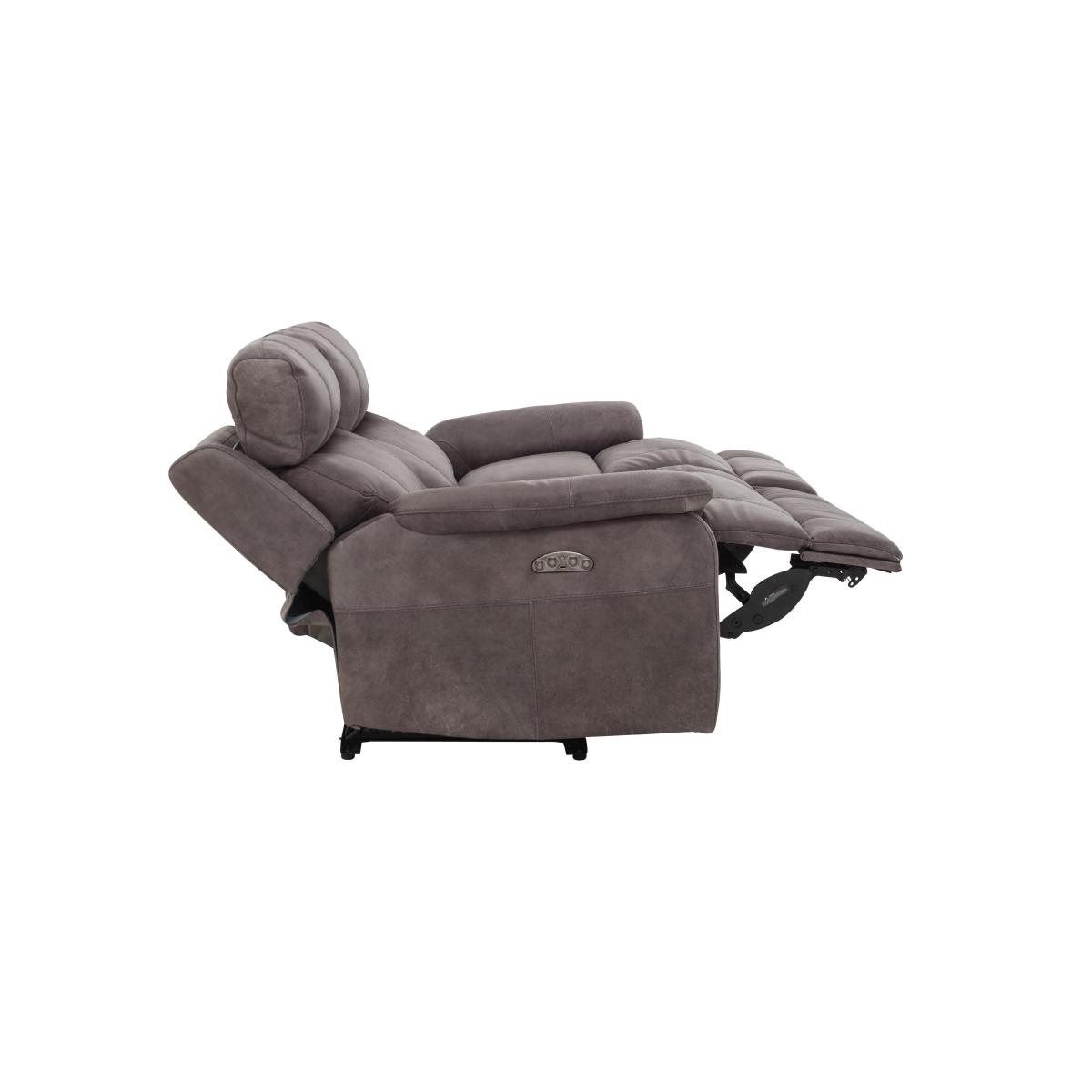 Relax Station Komodo 2 Seater Power NC Leather Sofa - Pearl Blue – image 9